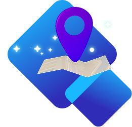 A person dressed like a racoon climbs a mountain while holding a Salesforce flag